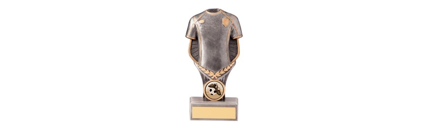 FALCON FOOTBALL SHIRT RESIN TROPHY - 4 SIZES 14CM - 24CM FALCON FOOTBALL SHIRT RESIN TROPHY - 4 SIZES 14CM - 24CM
